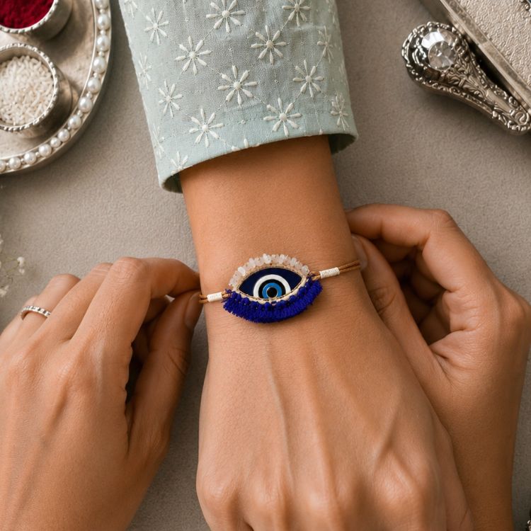 Bhai Mera Hero Evileye Rakhi (Set of 2)