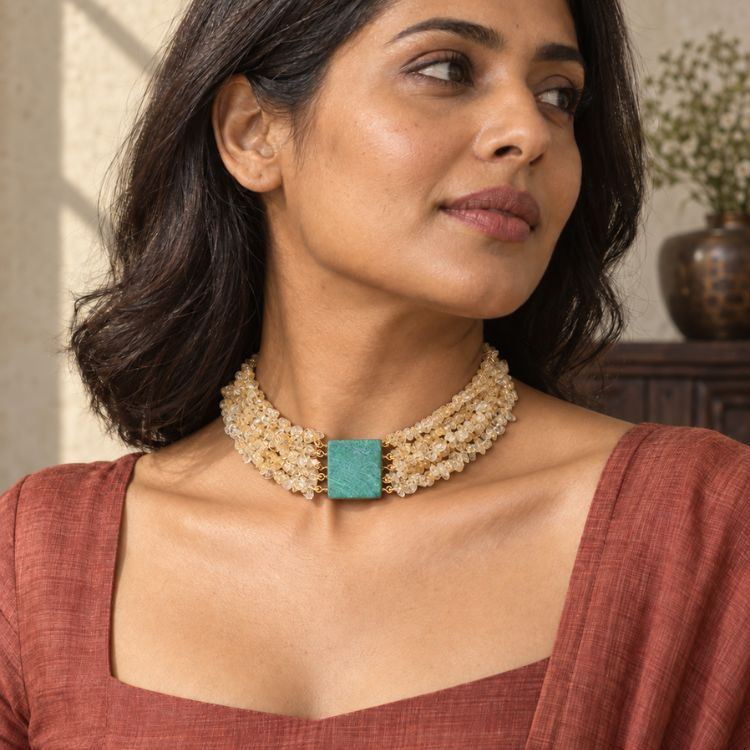Black Malachite Elegant Choker