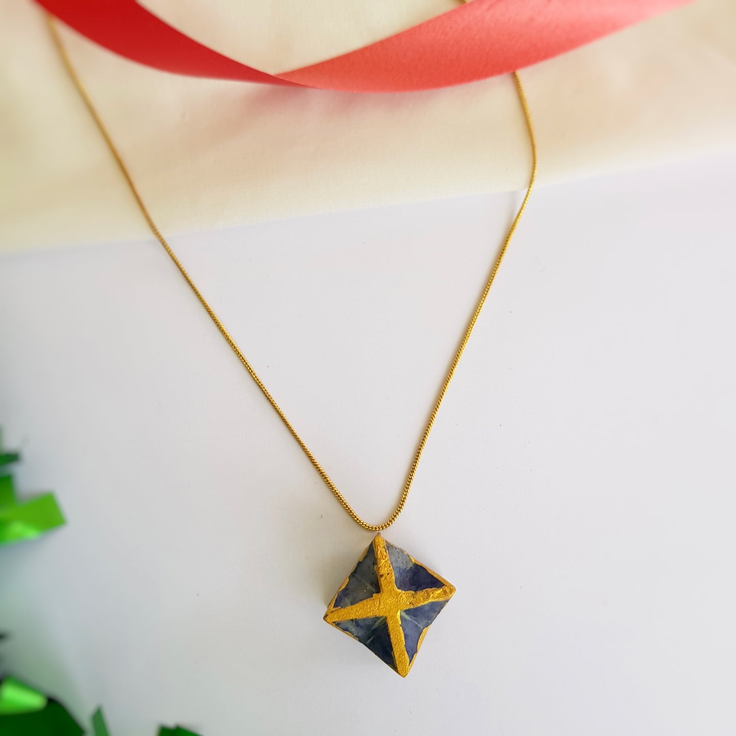 Black Lucky Star Simple Necklace