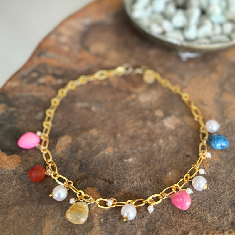 Casanova Multi Color Stones Necklace