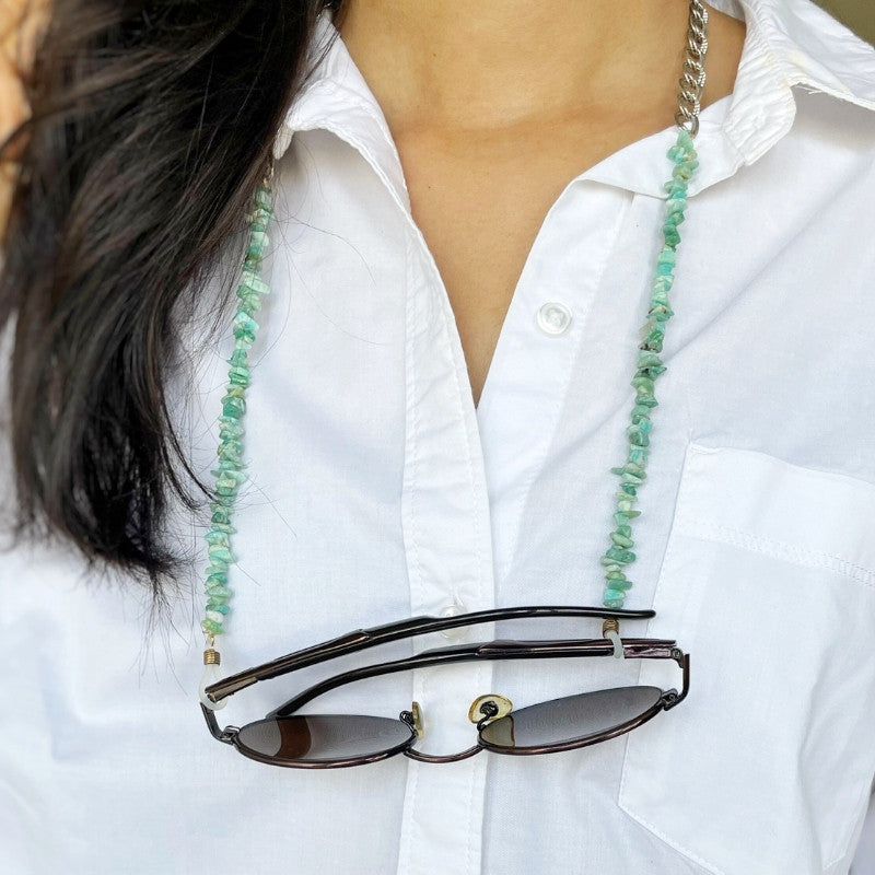 Breezy Summer Green Specs Chain Holder