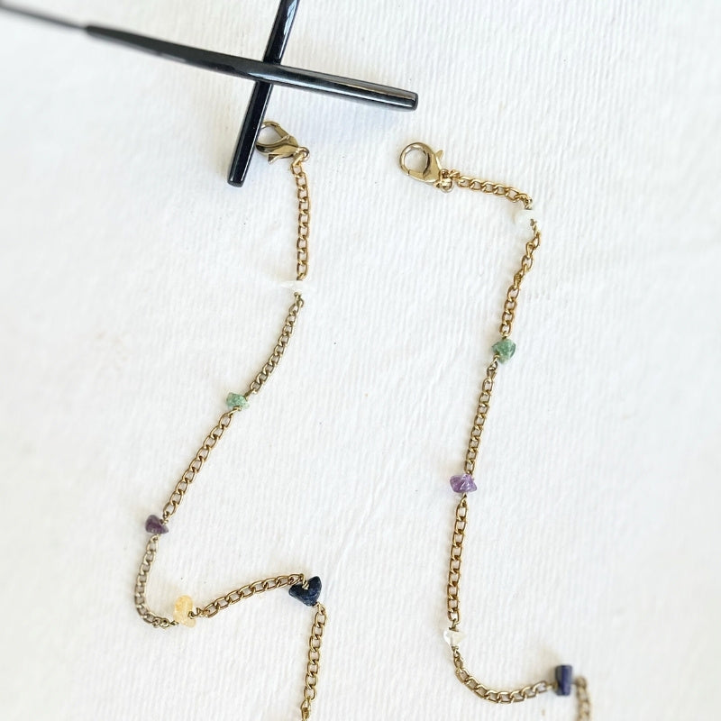 Golden Hour Multi color Specs Chain Holder