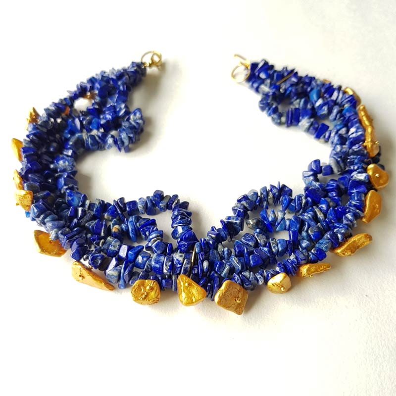 Lightful Lapis Choker