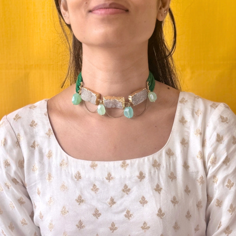 Royal Blue Raaga Choker Necklace