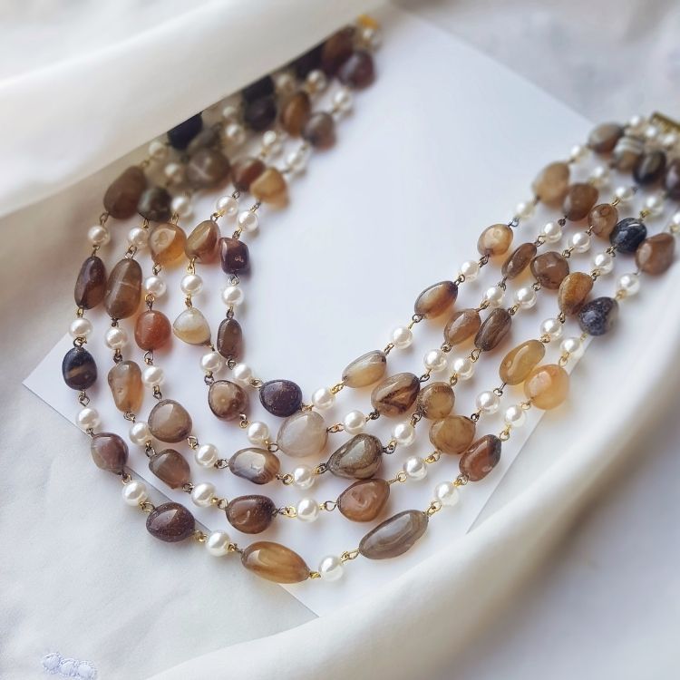 Raw Earth Pearl Elegance Set