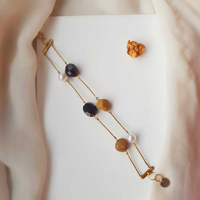 Black Pearl Whisper Bracelet