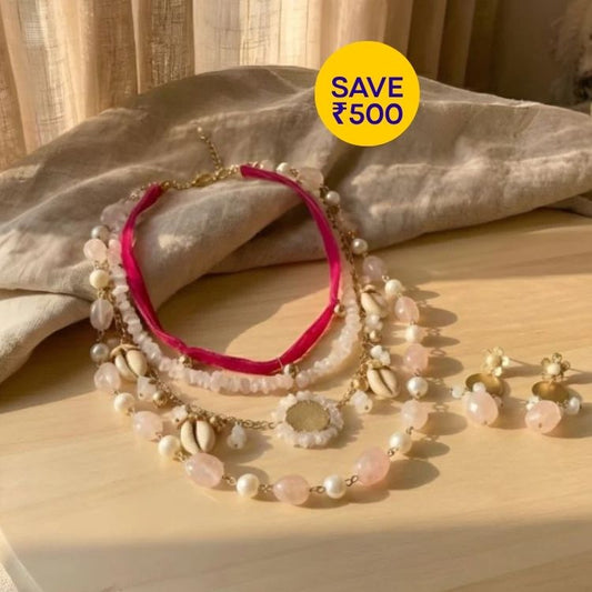 Blush Muse Rose Pink Combo Set