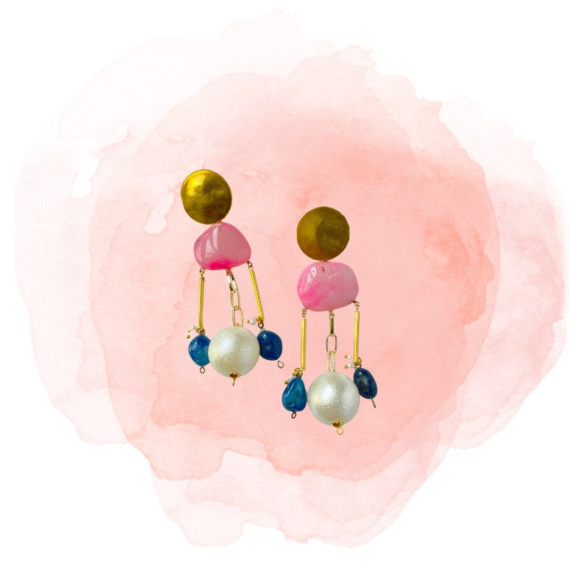 Pearl Lover Dangler Earrings
