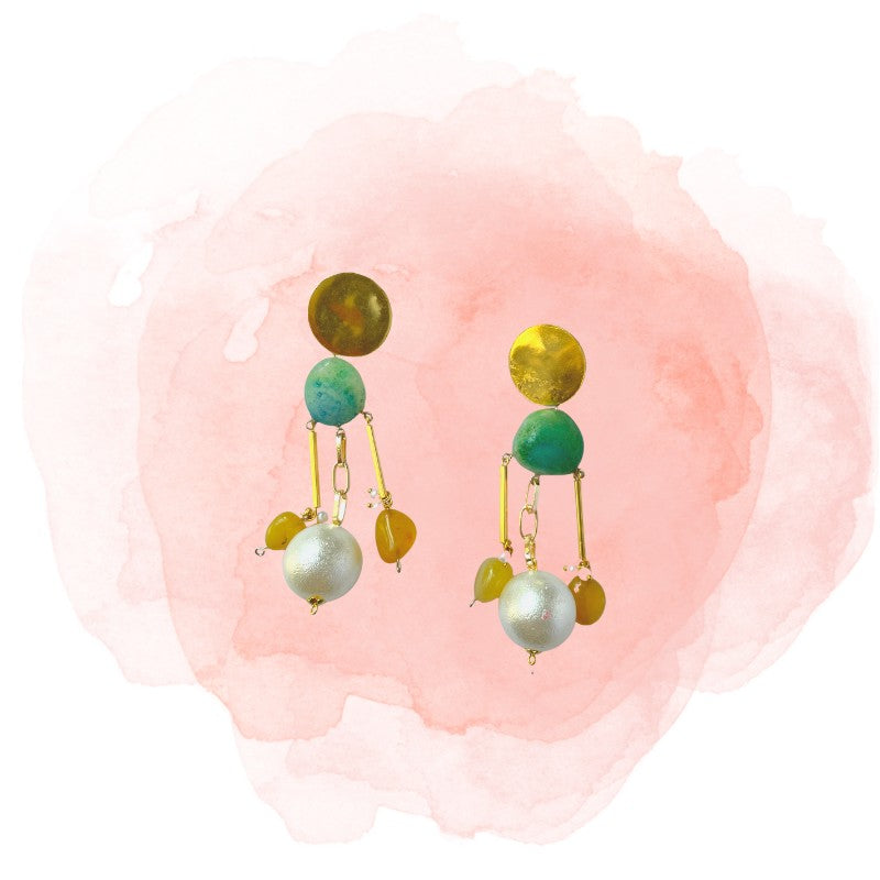 Pearl Lover Dangler Earrings