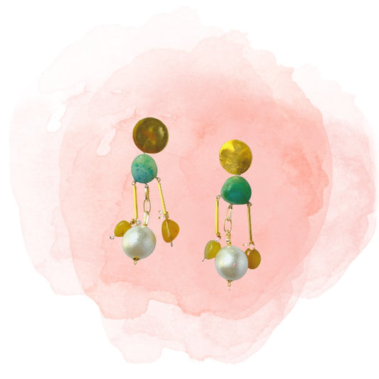 Hanging In Love Earrings