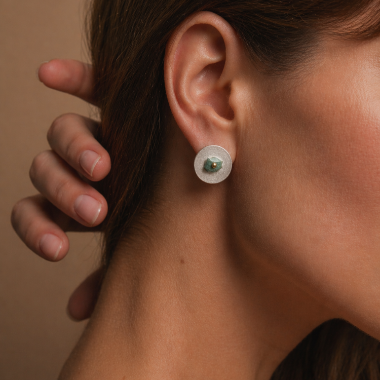 Lumière Blue Minimal Studs