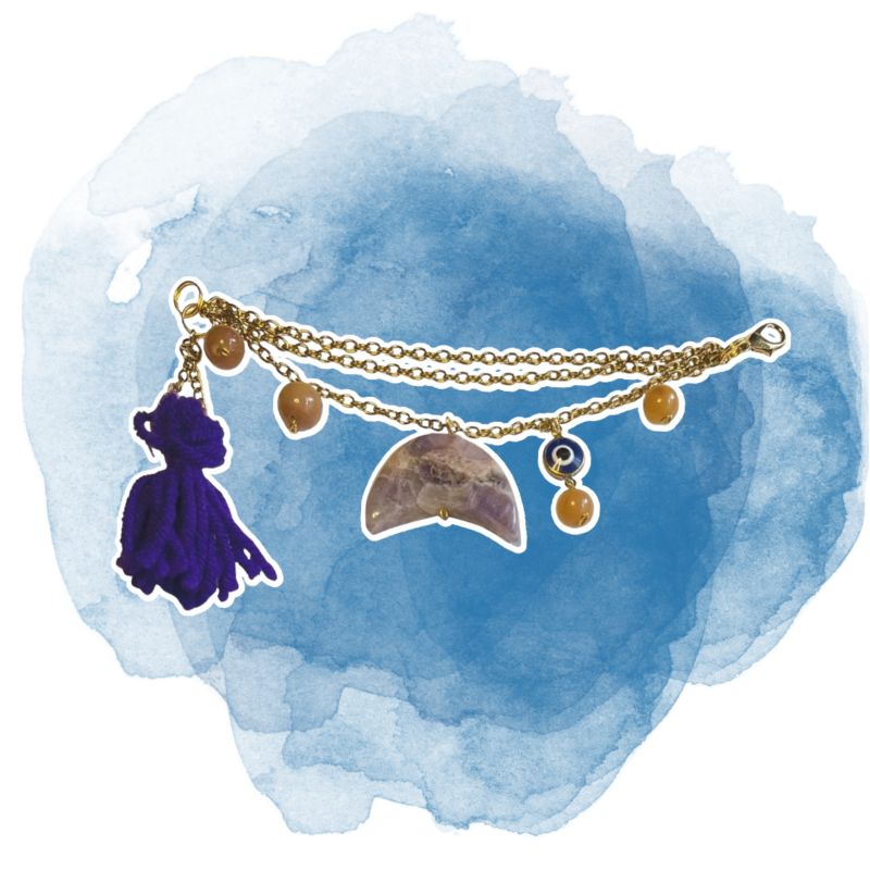 Agate Stones Chand Show Biz Bracelet