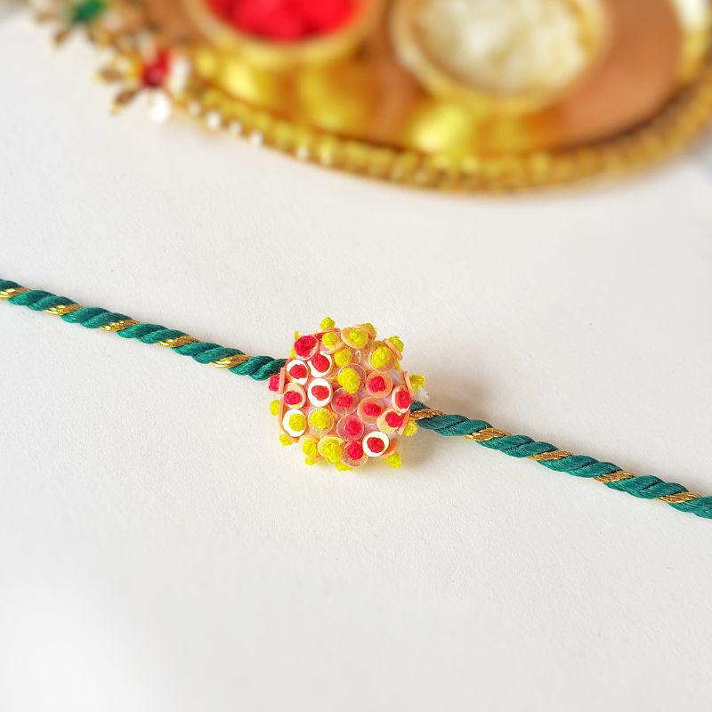 Colorful Threadpop Rakhi