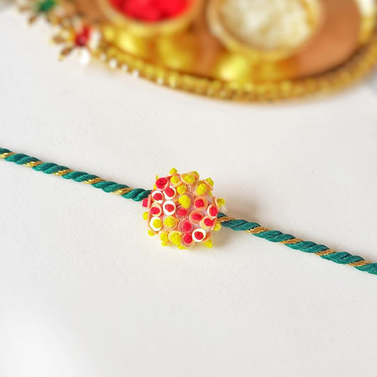 Colorful Threadpop Rakhi