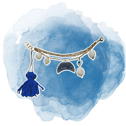 Agate Stones Chand-Evil Eye Bracelet