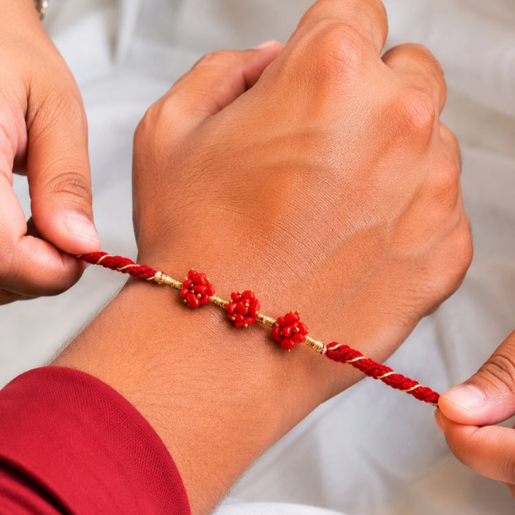 The Fab Four Stones Handmade Rakhi (Set of 4)