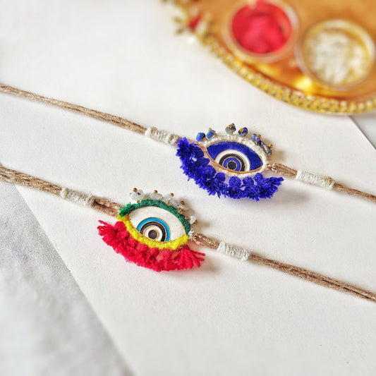 Bhai Mera Hero Evileye Rakhi (Set of 2)