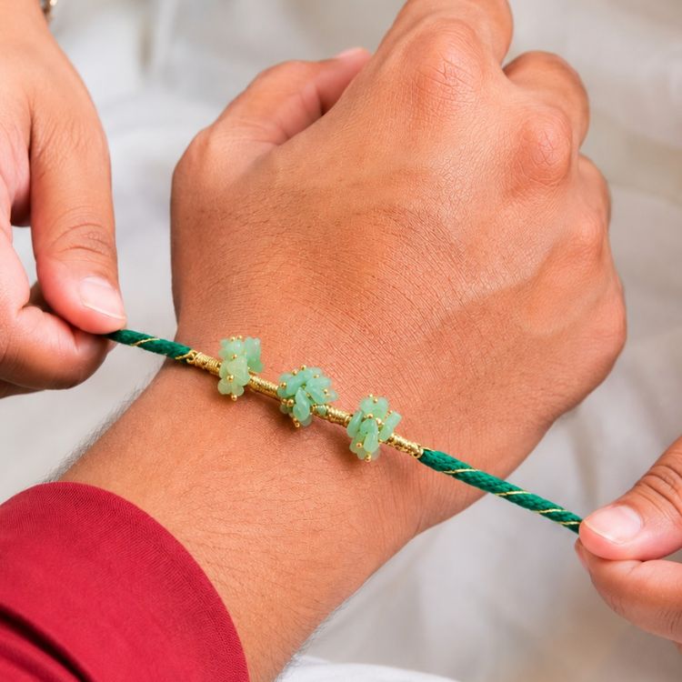 The Fab Four Stones Handmade Rakhi (Set of 4)