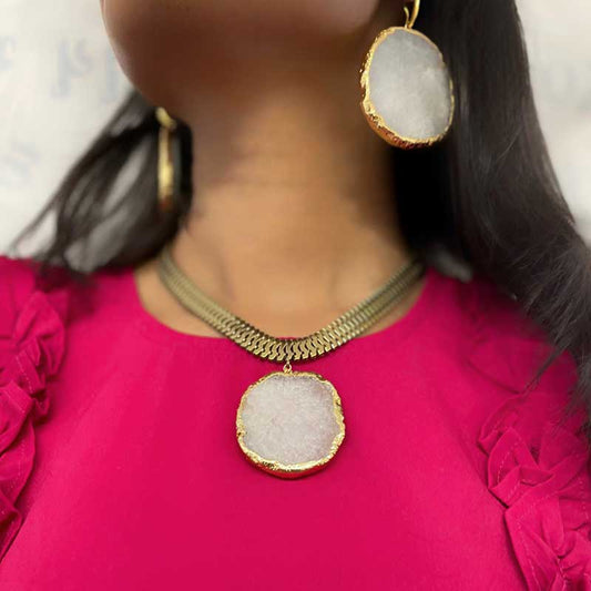 White Aura Necklace