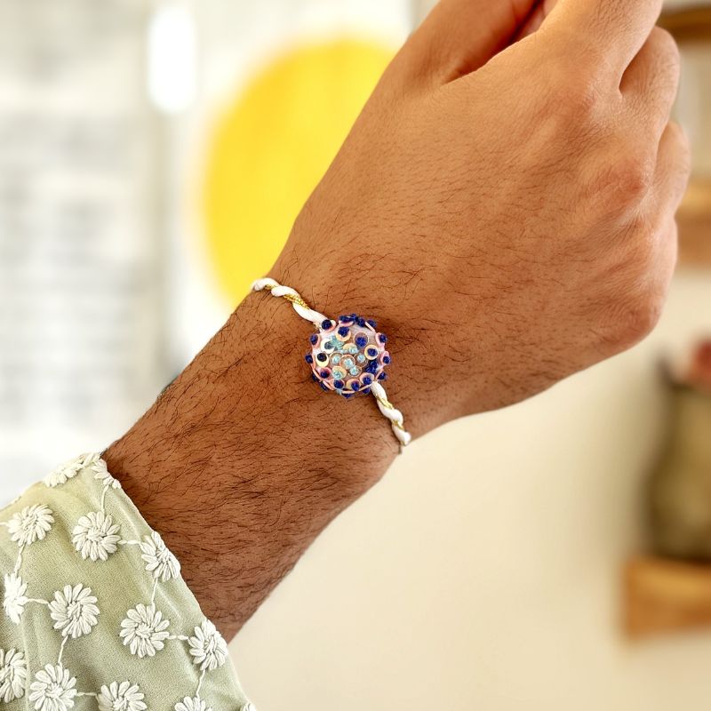 Knot Without Drama Colorful Thread Rakhi