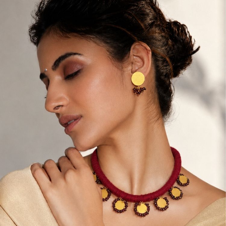 Garnet Royale Collar Set