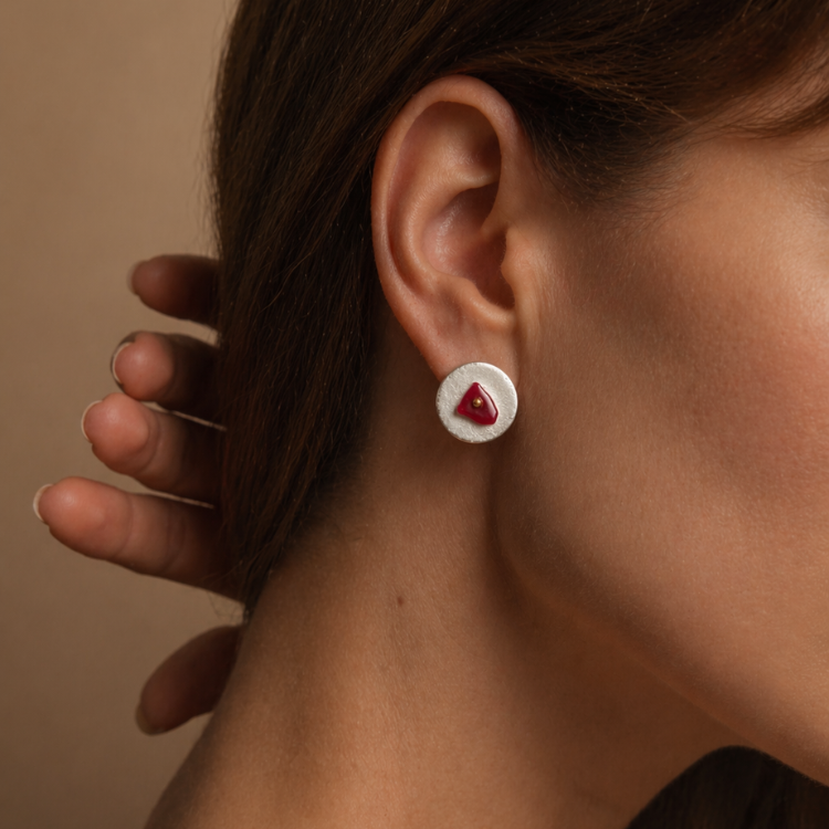 Lumière Blue Minimal Studs