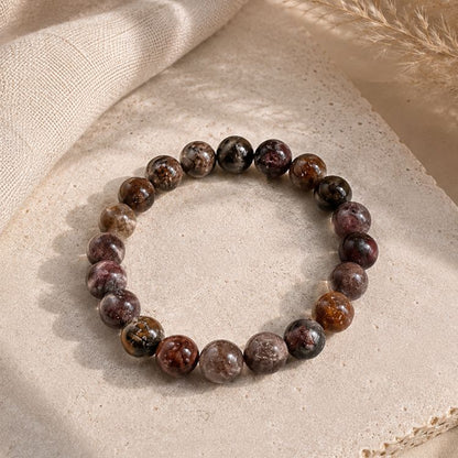 Amethyst Roundstone Bracelet