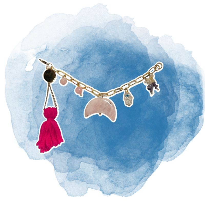 Boho Divas Hamnsa Evil Eye Locket Bracelets