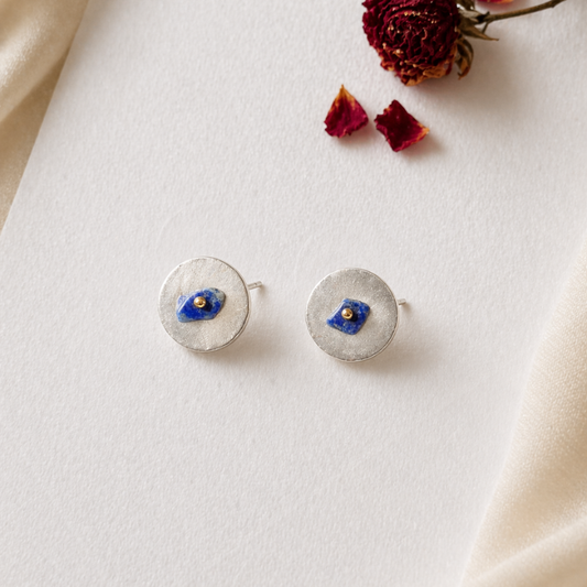 Lumière Blue Minimal Studs