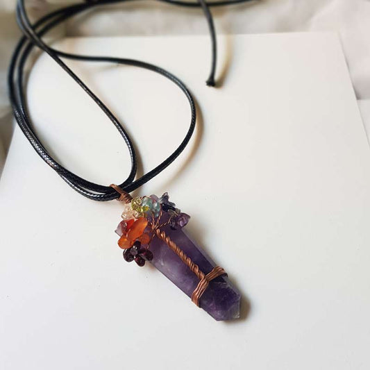 TOF Bullet Shape Necklace