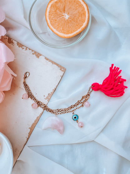 Agate Stones Chand-Evil Eye Bracelet