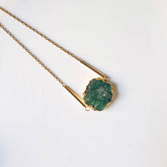 Minimal Abstract Stone Necklace
