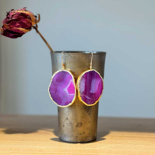 Pink Aurate Earrings