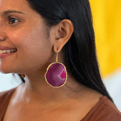 Pink Aurate Earrings