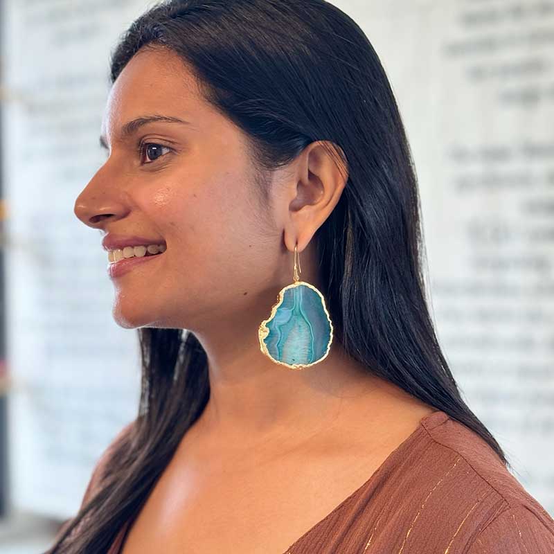 Celestial Hues Stones Earrings