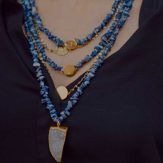 Shimmer Lapis Necklace