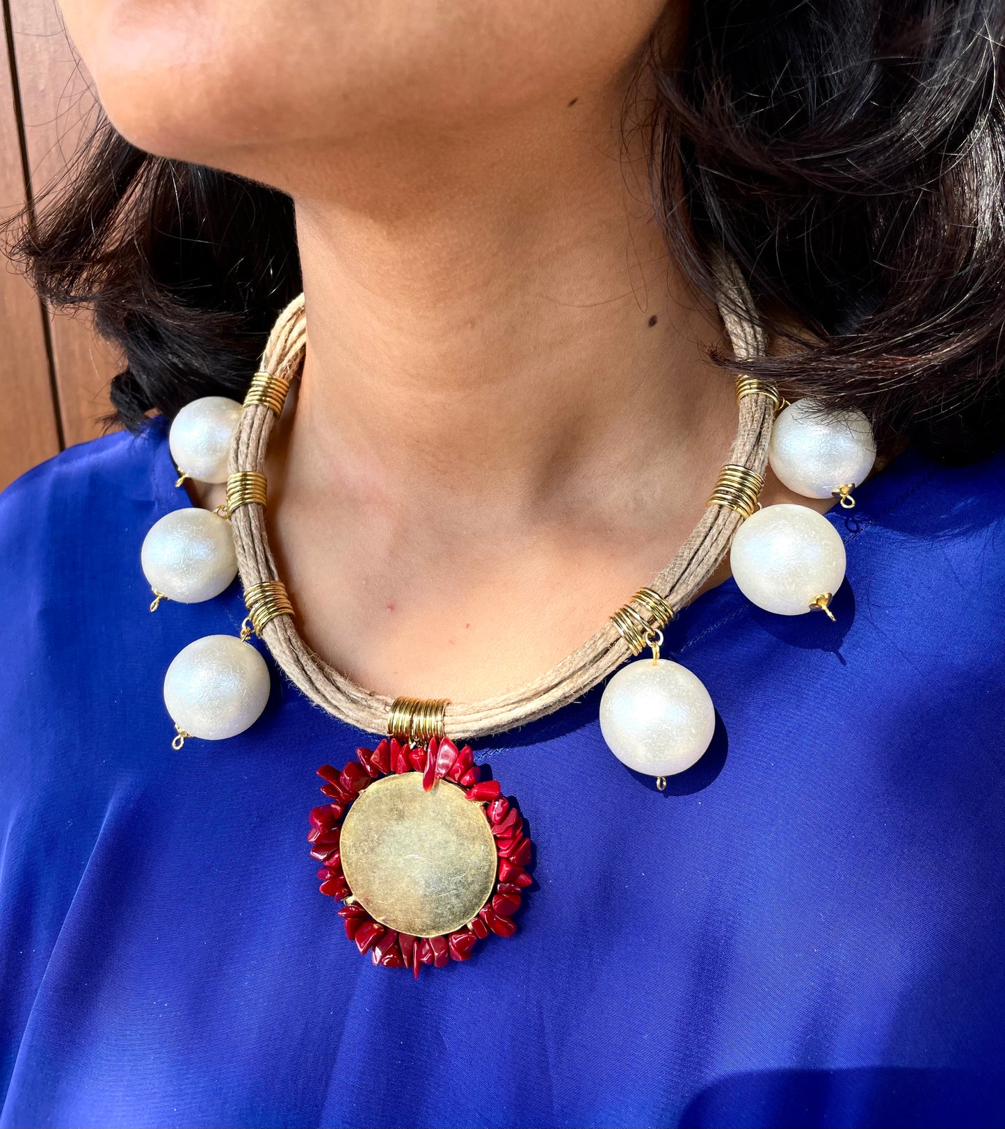 Love In Between Pearl Necklace