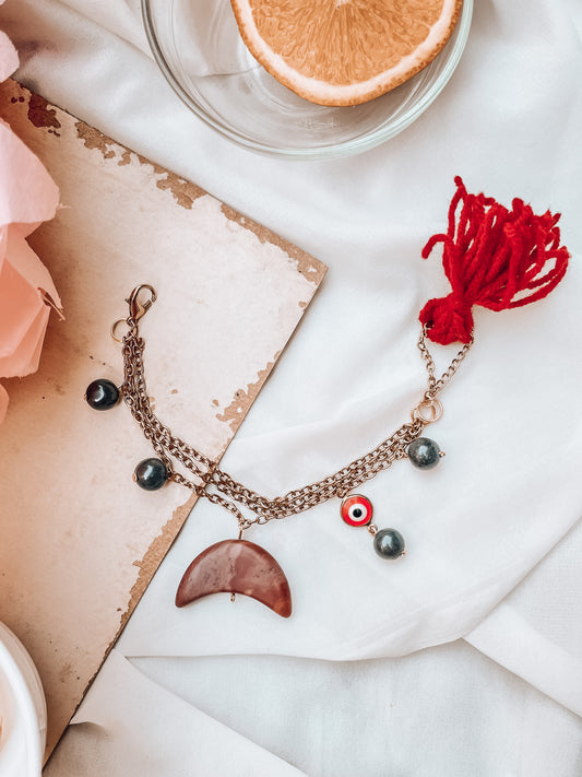 Agate Stones Chand-Evil Eye Bracelet