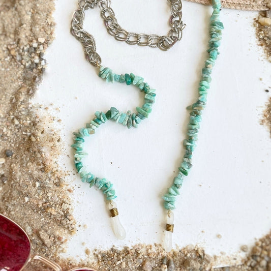 Breezy Summer Green Specs Chain Holder