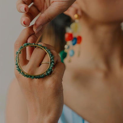 Fire Wheel Stone Ring