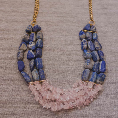 Blue Humming Statement Necklace