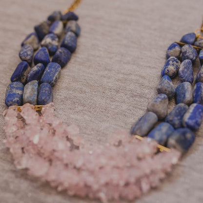Blue Humming Statement Necklace