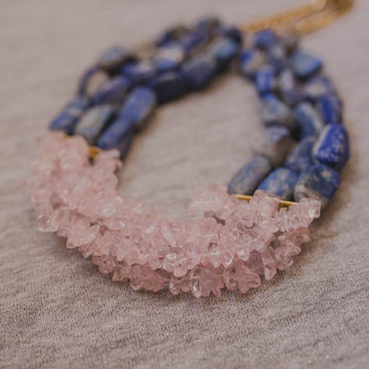 Blue Humming Necklace