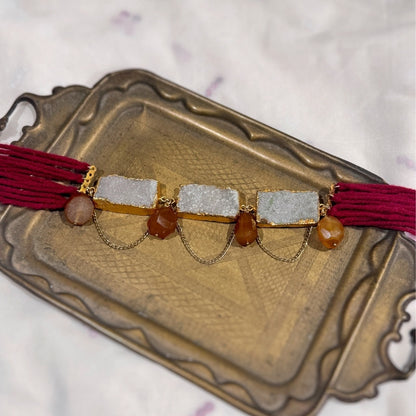 Royal Blue Raaga Choker Necklace