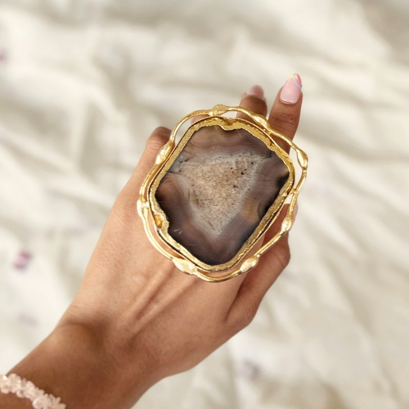 Timeless Treasure Abstract Agate Ring
