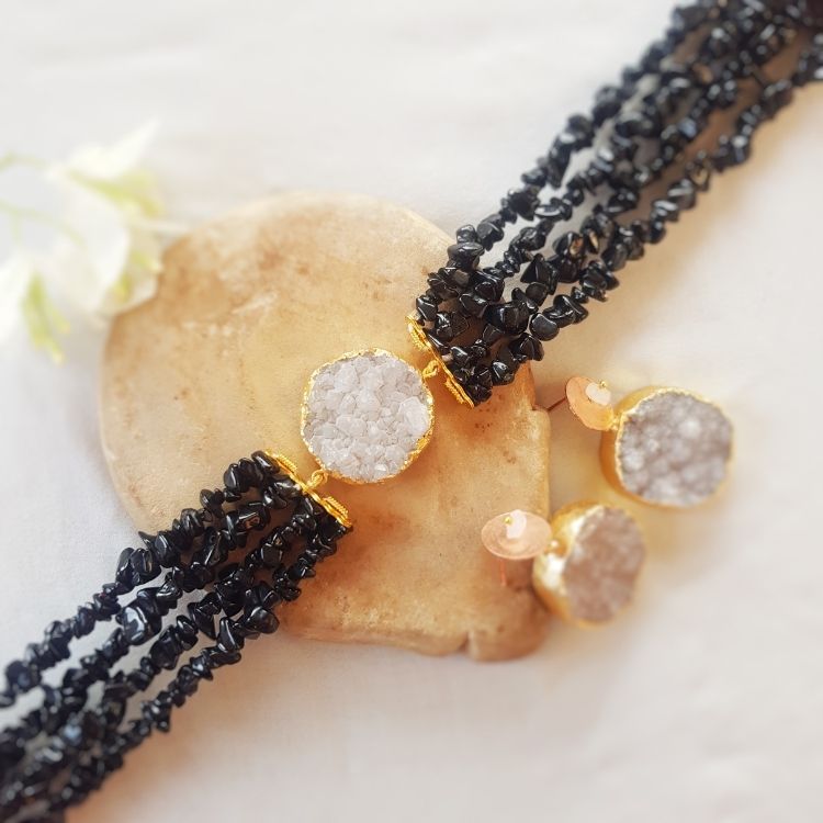 Midnight Moon Magic Black Choker Set