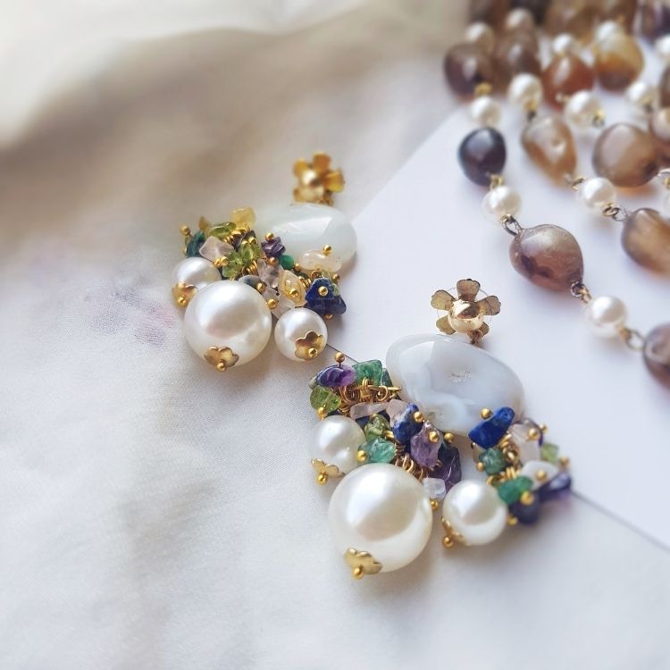 Raw Earth Pearl Elegance Set