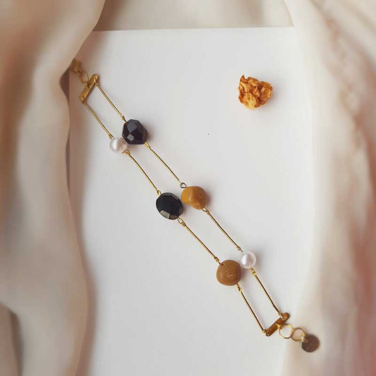 Black Pearl Whisper Bracelet