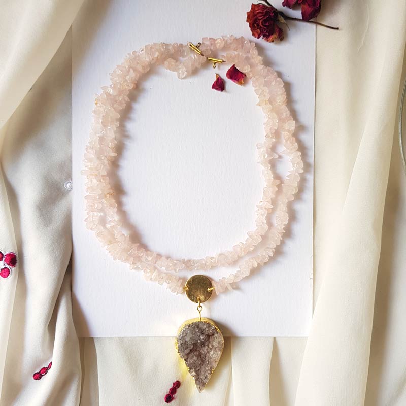 Two Layered Classic Grey Necklace