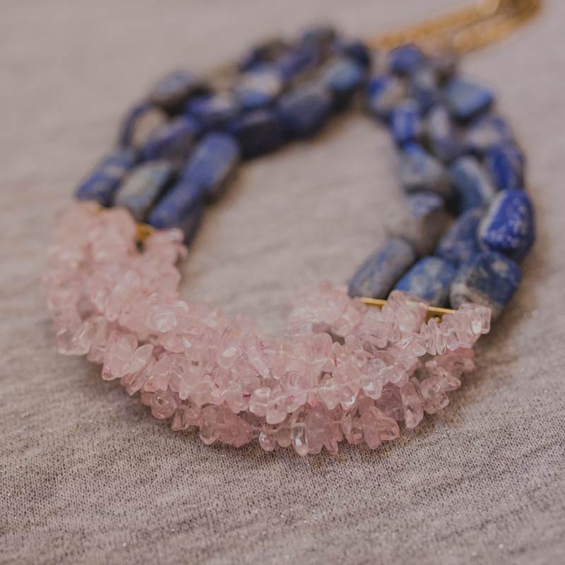 Red Humming Statement Necklace